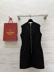 Colestore Valentino Sleeveless Mini Dress with Crystal Bow Details Black - 6