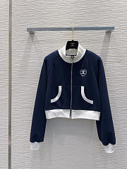 Colestore Chanel heart logo zip-up jacket and wide-leg pants set - 2