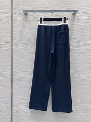 Colestore Chanel heart logo zip-up jacket and wide-leg pants set - 3