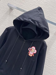 Colestore  Louis Vuitton Vivienne Patch Hoodie Black - 6