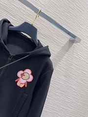 Colestore  Louis Vuitton Vivienne Patch Hoodie Black - 2
