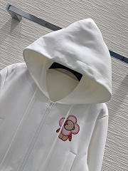 Colestore  Louis Vuitton Vivienne Patch Hoodie White - 5