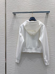 Colestore  Louis Vuitton Vivienne Patch Hoodie White - 3
