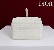 Colestore  Dior Small Dior Toujours Vertical Tote Bag Rose Soupir and Latte Macrocannage Calfskin 18.5 x 18.5 x 12 cm - 6