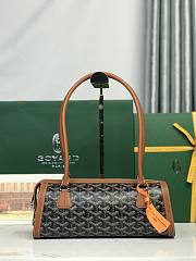 Colestore Goyard Bonbonnière bag Black and Tan 30×10.5×12cm - 1