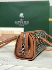 Colestore Goyard Bonbonnière bag Black and Tan 30×10.5×12cm - 6