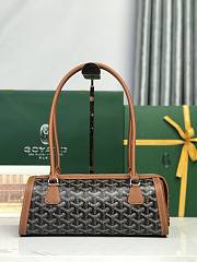 Colestore Goyard Bonbonnière bag Black and Tan 30×10.5×12cm - 2