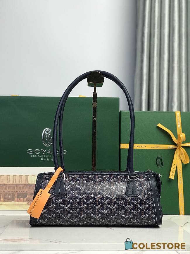 Colestore Goyard Bonbonnière bag Navy Blue 30×10.5×12cm - 1