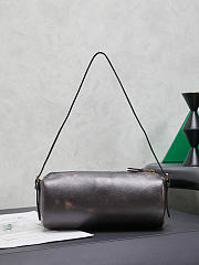 Colestore Miu Miu Coffee Nappa Leather Pouch 21.5 x 9 x 9cm - 4