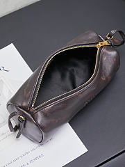 Colestore Miu Miu Coffee Nappa Leather Pouch 21.5 x 9 x 9cm - 3