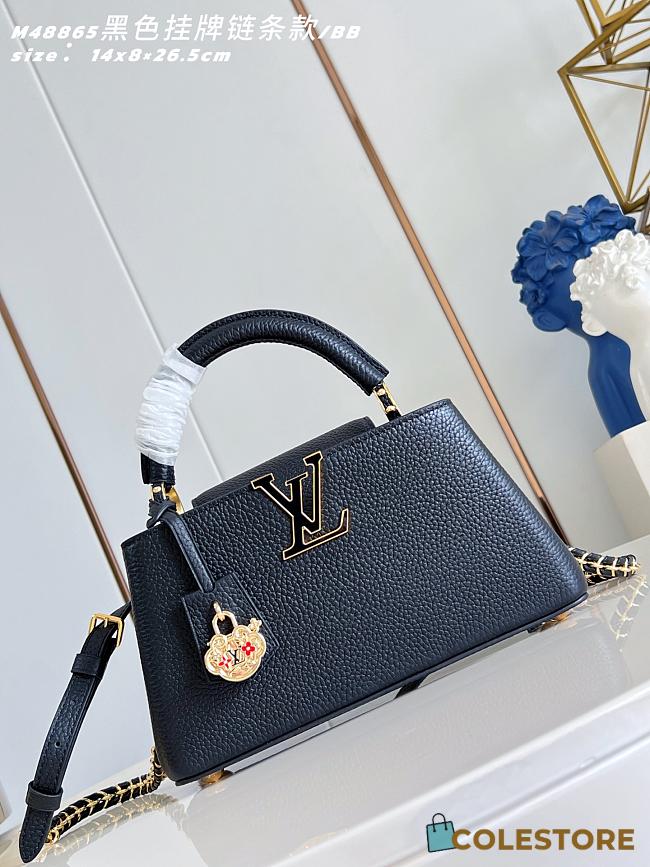 Colestore Louis Vuitton Capucines Lunar New Year East-West BB Black 26.5x14x8cm - 1