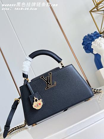 Colestore Louis Vuitton Capucines Lunar New Year East-West BB Black 26.5x14x8cm