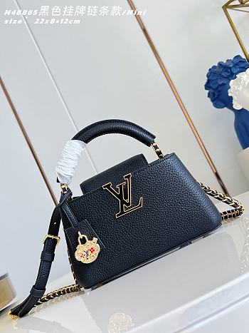 Colestore Louis Vuitton Capucines Lunar New Year East-West Mini Black 22 x 12 x 8 cm