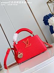 Colestore Louis Vuitton Capucines Lunar New Year East-West Mini Red 22 x 12 x 8 cm - 1