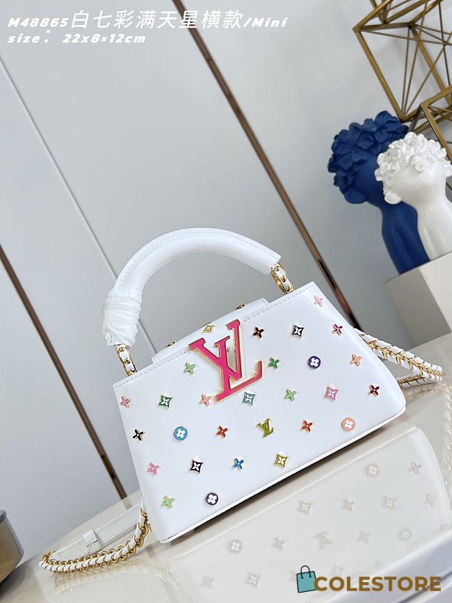 Colestore Louis Vuitton LV x TM Capucines East-West Mini Snow White 22 x 12 x 8 cm - 1