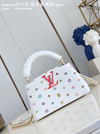 Colestore Louis Vuitton LV x TM Capucines East-West Mini Snow White 22 x 12 x 8 cm