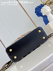 Colestore Louis Vuitton LV x TM Capucines East-West Mini Black 22 x 12 x 8 cm - 3