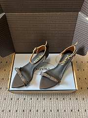 Colestore  Prada Chalk Brown Leather Bow Sandals  - 3