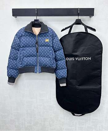 Colestore Louis Vuitton Monogram Denim Puffer Jacket