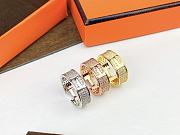 Colestore Hermès H Ring, Small Model, Paved with Diamonds - 2