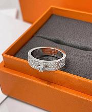 Colestore Hermes Kelly Ring with Diamonds - 6
