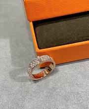 Colestore Hermes Kelly Ring with Diamonds - 3