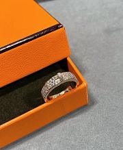 Colestore Hermes Kelly Ring with Diamonds - 2