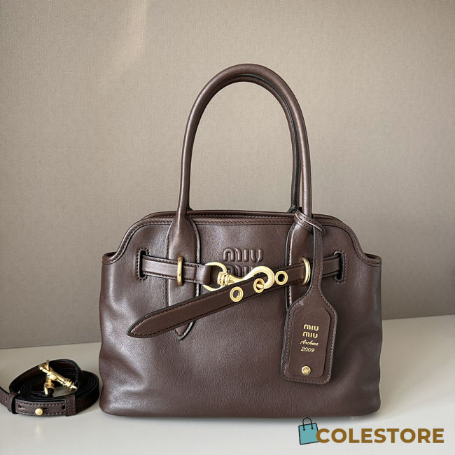Colestore  Miu Miu Briarwood Aventure Nappa Leather Bag 22x30x10cm - 1