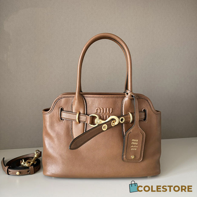 Colestore Miu Miu Oak Aventure Nappa Leather Bag 22x30x10cm - 1