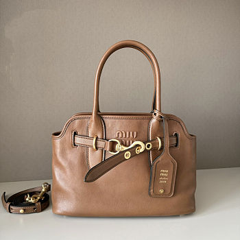 Colestore Miu Miu Oak Aventure Nappa Leather Bag 22x30x10cm