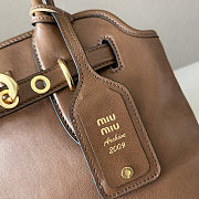 Colestore Miu Miu Oak Aventure Nappa Leather Bag 22x30x10cm - 2