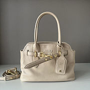 	 Colestore Miu Miu Cord Aventure Nappa Leather Bag 22x30x10cm - 1