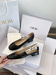Colestore Dior J'Adior Ballet Flat Black Patent Calfskin - 6