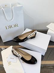 Colestore Dior J'Adior Ballet Flat Black Patent Calfskin - 4