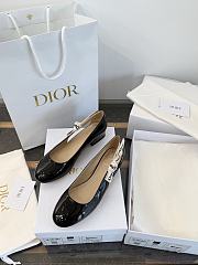 Colestore Dior J'Adior Ballet Flat Black Patent Calfskin - 2