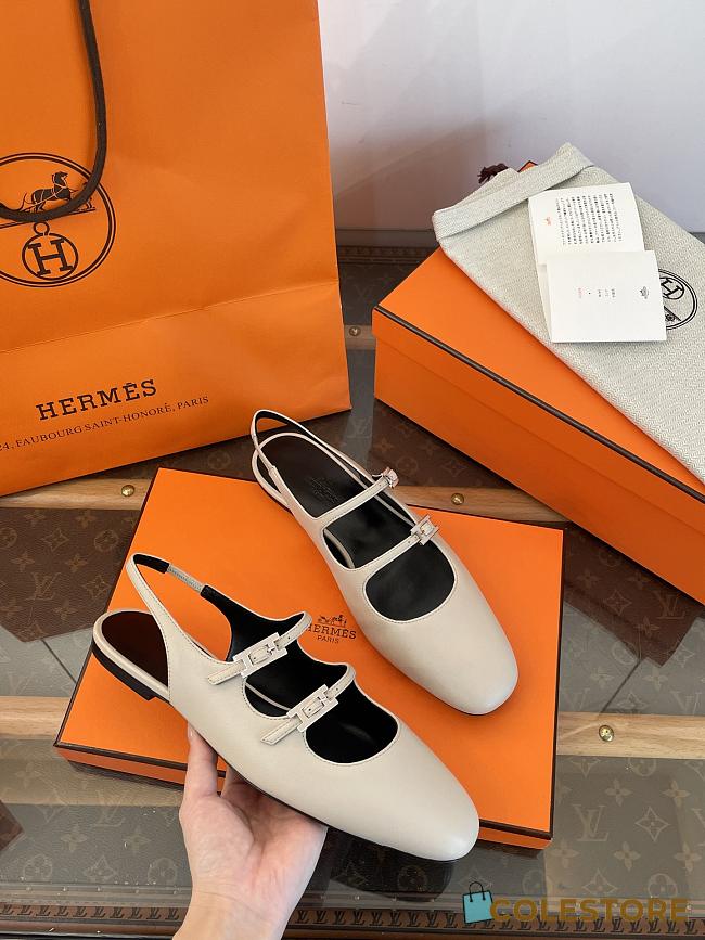 Colestore  Hermes Mila Slingback Beige Nomade - 1