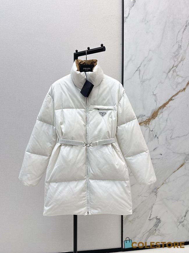 Colestore  Prada White Re-nylon Down Jacket - 1