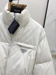 Colestore  Prada White Re-nylon Down Jacket - 3