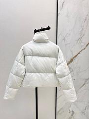Colestore  Prada White Re-nylon Cropped Convertible Down Jacket - 6