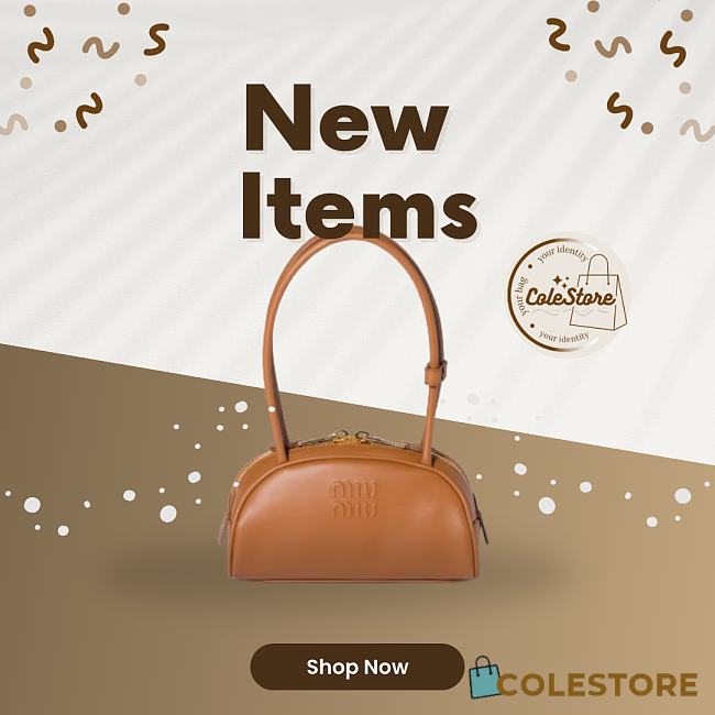 Colestore Miu Miu Cognac Beau Leather bag 23x11.5x10cm - 1