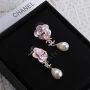Colestore Chanel Earrings Metals & Glass  Gold & Rose - 4