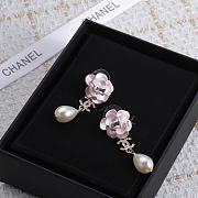 Colestore Chanel Earrings Metals & Glass  Gold & Rose - 3