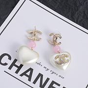 Colestore Chanel Rignestone Coco Mark Heart Pearl  - 5