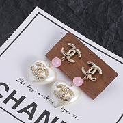 Colestore Chanel Rignestone Coco Mark Heart Pearl  - 3