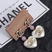 Colestore Chanel Rignestone Coco Mark Heart Pearl  - 2