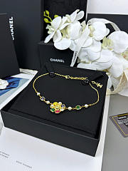 Colestore Chanel Choker   Metals, Glass & Stone Beads  Gold, Multicolor & Transparent  - 6