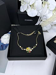 Colestore Chanel Choker   Metals, Glass & Stone Beads  Gold, Multicolor & Transparent  - 4