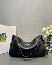 Colestore Prada Black Prada Aimée Leather Shoulder Bag 31x18x10cm - 6