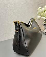 Colestore Prada Black Prada Aimée Leather Shoulder Bag 31x18x10cm - 5