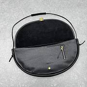 Colestore Celine Halfmoon Soft Triomphe Bag In Supple Shiny Lambskin Black 46x24x5cm - 5